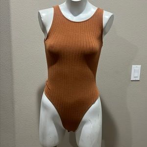 Comune burnt orange nwt bodysuit